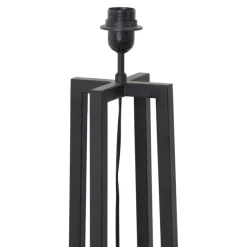 Light & Living Lampenvoet Miley Zwart - E27 - 130 cm hoog