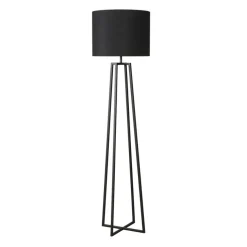 Light & Living Lampenvoet Miley Zwart - E27 - 130 cm hoog
