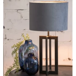 Light & Living Lampenvoet Mace Zwart - E27 - 35 cm hoog