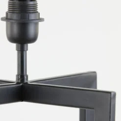 Light & Living Lampenvoet Mace Zwart - E27 - 140 cm hoog