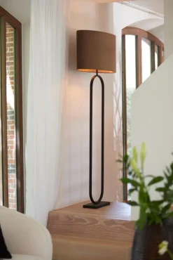 Light & Living Lampenvoet Jamiri Zwart - E27 - 142 cm hoog