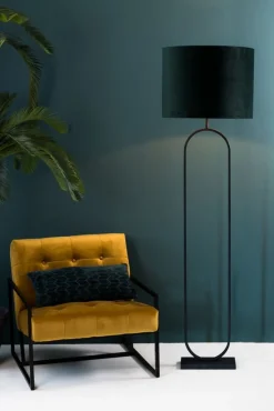 Light & Living Lampenvoet Jamiri Zwart - E27 - 142 cm hoog