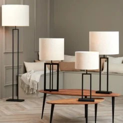 Light & Living Lampvoet Shiva Zwart - E27 - 41 cm hoog