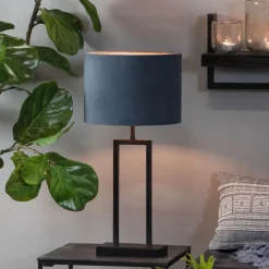 Light & Living Lampvoet Shiva Zwart - E27 - 41 cm hoog