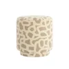 Light & Living Poef Davonte Taupe / Beige - Ø 40 cm