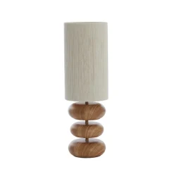 Light & Living Tafellamp Danialo Naturel - E27 - 68 cm hoog