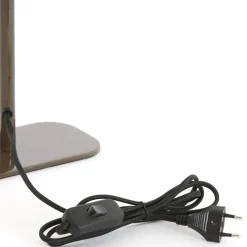 Light & Living Tafellamp Elenie Bruin - E27 - 36 cm hoog