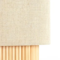 Light & Living Tafellamp Laslo Naturel - E27 - 70 cm hoog
