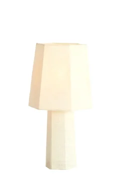 Light & Living Tafellamp Musabo Wit - E27 - 49 cm hoog