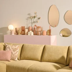 Light & Living Tafellamp Medina Wit - E27 - 35 cm hoog