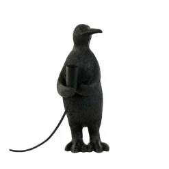 Light & Living Tafellamp Penguin Zwart - E14 - 34 cm hoog