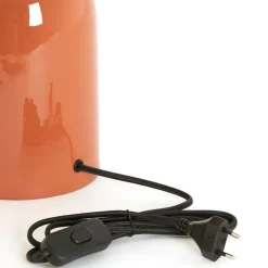 Light & Living Tafellamp Todd Oranje - E27 - 37 cm hoog