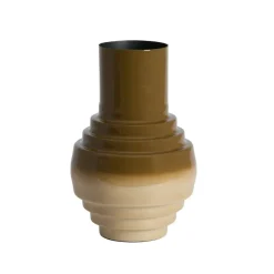 Light & Living Vaas Carima Bruin - 36 cm hoog