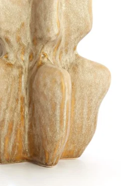 Light & Living Vaas Nara Olijfgroen - 24 cm hoog