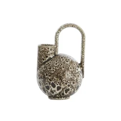 Light & Living Vaas Serres Crème / Zwart - 26 cm hoog