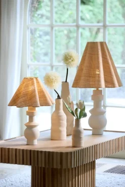 Light & Living Vaas Sesto Crème - 31 cm hoog