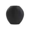 Light & Living Vaas Skeld Zwart - 40 cm hoog