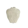 Light & Living Vaas Vechhia Crème - 25 cm hoog
