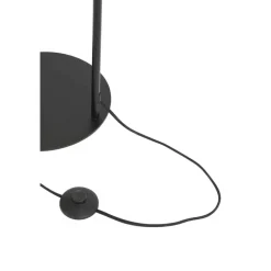 Light & Living Vloerlamp Lekar Zwart - E27 - 155 cm hoog