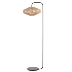 Light & Living Vloerlamp Lyra Naturel - E27 - 164 cm hoog