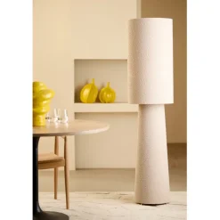 Light & Living Vloerlamp Mikkel Crème - E27 - 165 cm hoog