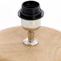 Light& Living Lampenvoet Eboli Naturel - E27 - 9 cm hoog
