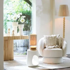 Light& Living Lampenvoet Eboli Naturel - E27 - 9 cm hoog