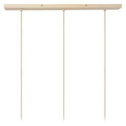 Lucide Hanglamp Corina Beige - 3 x E27 - 90 cm breed