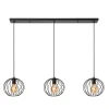 Lucide Hanglamp Danza Zwart - 3 x E27 - 130 cm breed