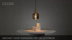 Lucide Hanglamp Joanet Zwart - E27 - Ø 16 cm