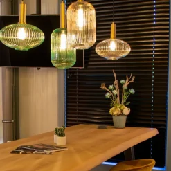 Lucide Hanglamp Maloto Groen - E27 - Ø 30 cm