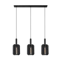 Lucide Hanglamp Rafal Grijs - 3 x E27 - 98 cm breed