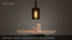 Lucide Hanglamp Rafal Grijs - E27 - Ø 20 cm