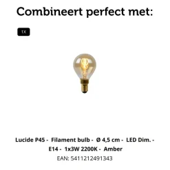 Lucide Plafondspot Alion Zwart - E14 - 10x10 cm