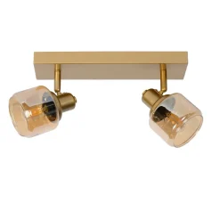 Lucide Plafondspot Bjorn Goud - 2 x E14 - 30 cm breed