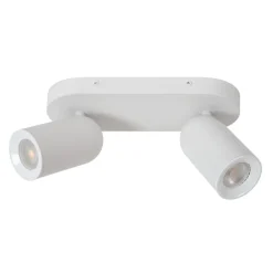 Lucide Plafondspot Punch Wit - 2 x GU10 - 26 cm breed
