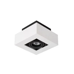 Lucide Plafondspot Xirax Wit - GU10 - 14x14 cm