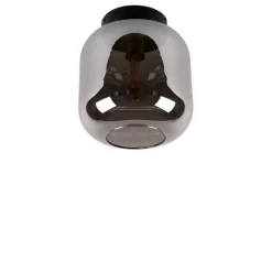Lucide Plafonniere Joanet Zwart - E27 - Ø 25 cm