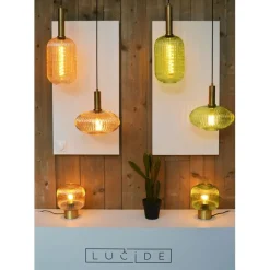 Lucide Tafellamp Maloto Groen - E27 - 25 cm hoog