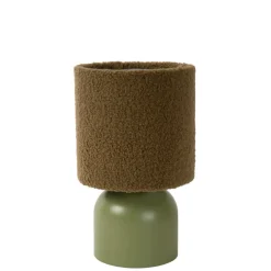 Lucide Tafellamp Woolly Groen - E14 - 28 cm hoog