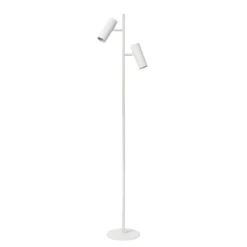 Lucide Vloerlamp Clubs Wit - 2 x GU10 - 140 cm hoog