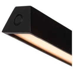 Lucide Vloerlamp Lavale Zwart - LED - 138 cm hoog