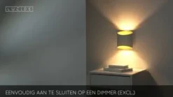 Lucide Wandlamp Diletta Wit - G9 - 18 cm hoog