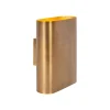 Lucide Wandlamp Ovalis Goud - 2 x E14 - 20 cm hoog