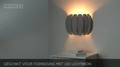 Lucide Wandlamp Spencer Grijs - E27 - 24 cm breed