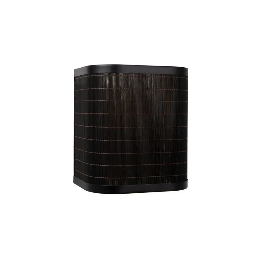 Lucide Wandlamp Tagalog Zwart - E27 - 18x20 cm