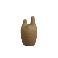 Mica Decorations Tulpenvaas Canti Bruin - 23 cm hoog