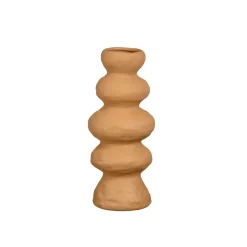 Mica Decorations Vaas Jano Bruin - 38 cm hoog