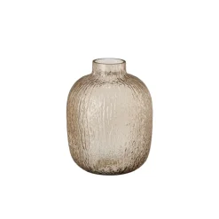 Mica Decorations Vaas Leco Bruin - 20 cm hoog