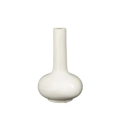 Mica Decorations Vaas Milly Wit - 39 cm hoog